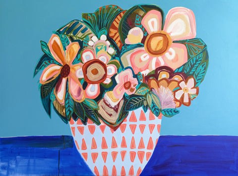 'TROPICAL PUNCH' (101cm x 76cm) Original Artwork