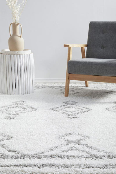 Casablanca Temara White Rug