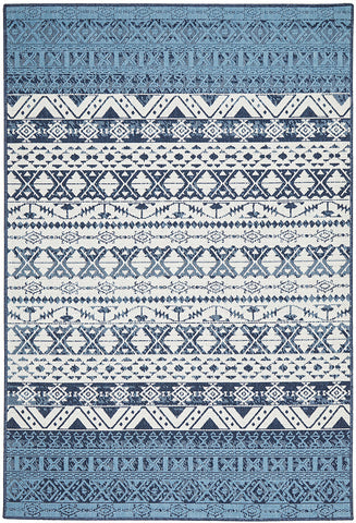 Seaside 3333 White Blue Rug